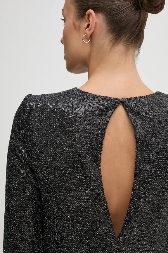 United Colors of Benetton rochie 4RO6DV0AC negru