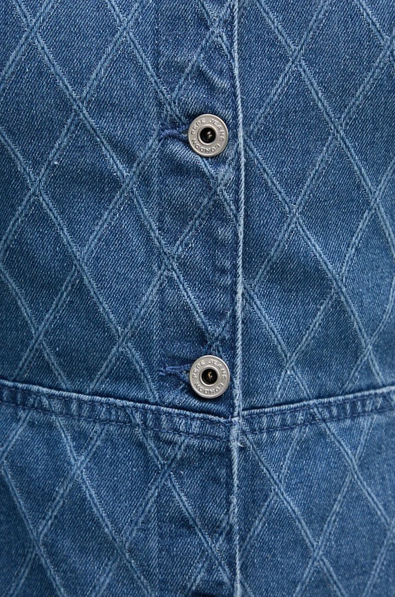 Rifľové šaty Pepe Jeans CHEY PL953554 modrá