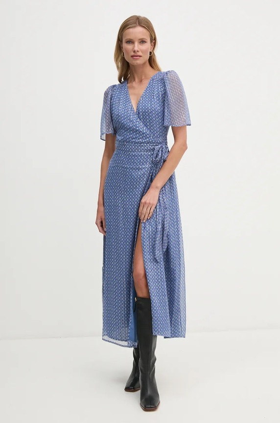 Pepe Jeans sukienka NIDIA casual niebieski PL953566