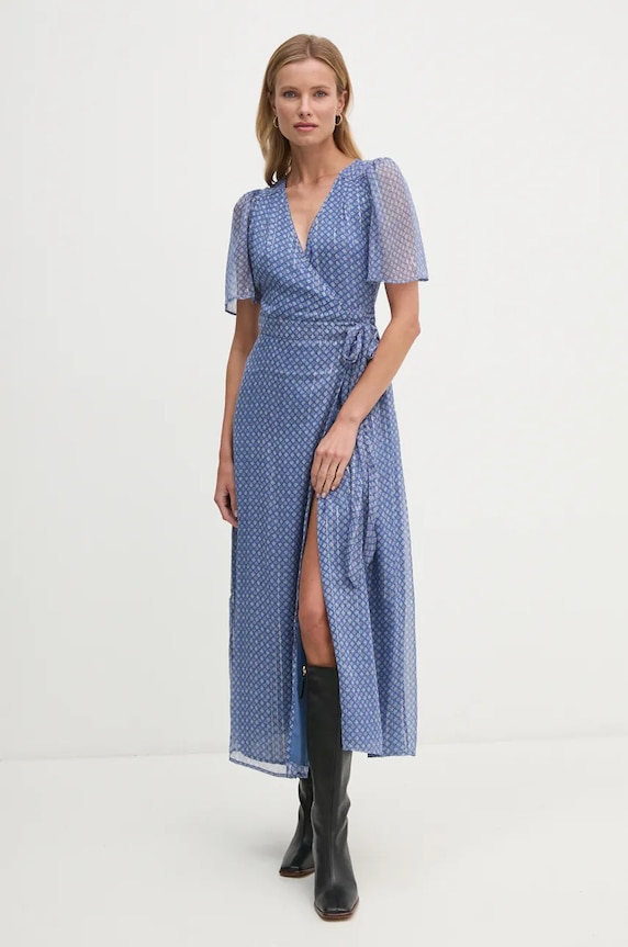 Pepe Jeans sukienka NIDIA casual niebieski PL953566