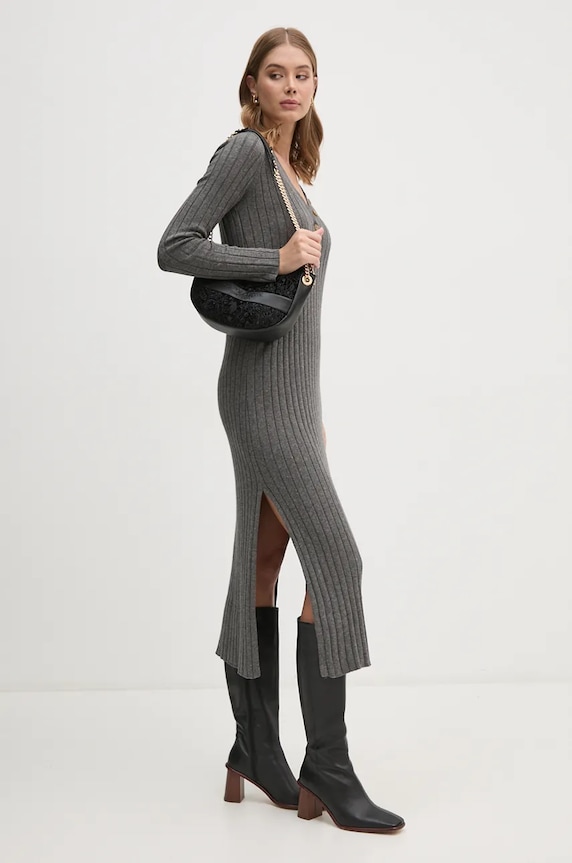 Pepe Jeans sukienka IZABEL DRESS PL953586 szary AW24