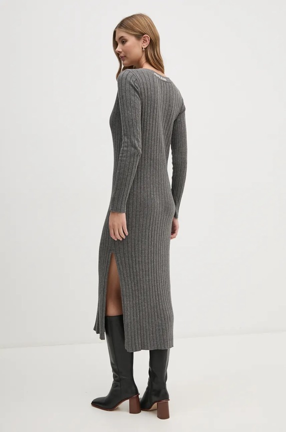 Odzież Pepe Jeans sukienka IZABEL DRESS PL953586 szary