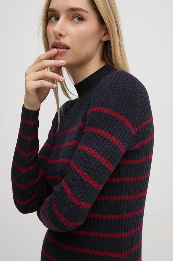 Pepe Jeans sukienka HARLEM DRESS PL953587 granatowy