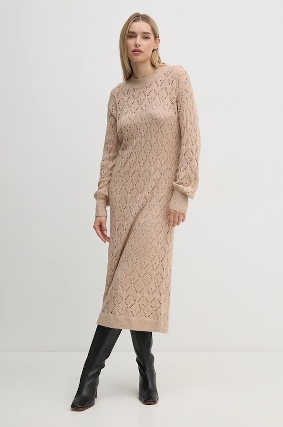 Haljina Pepe Jeans HAILEY DRESS casual bež PL953588