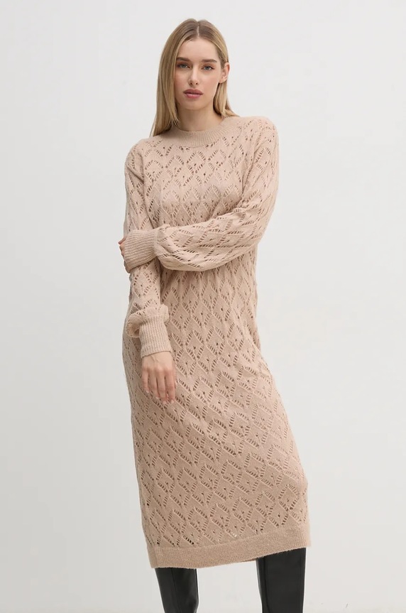 Haljina Pepe Jeans HAILEY DRESS PL953588 bež AW24