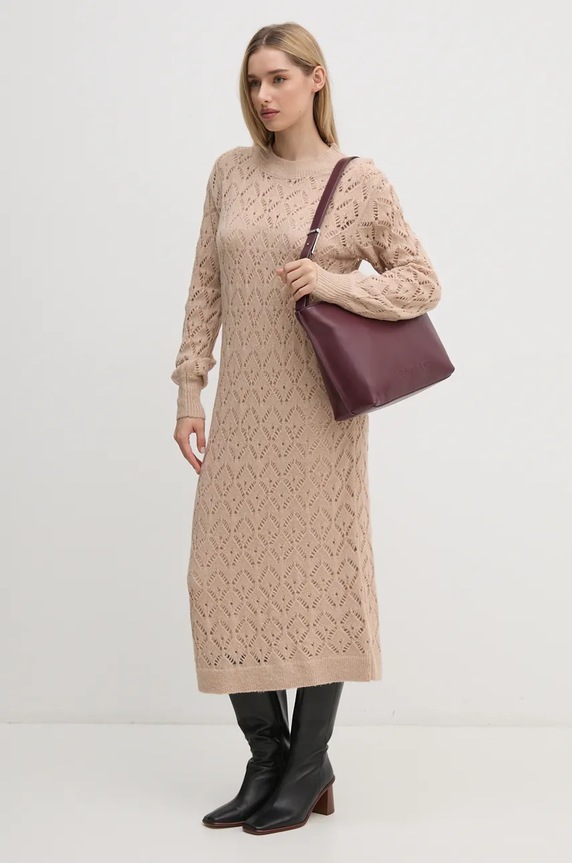 Haljina Pepe Jeans HAILEY DRESS bež PL953588
