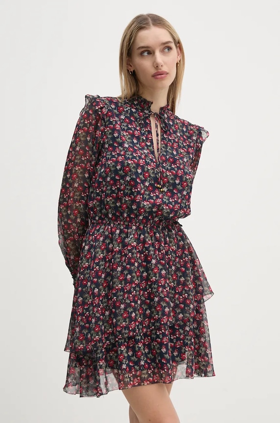 Šaty Pepe Jeans OLIVE mini námořnická modř PL953614