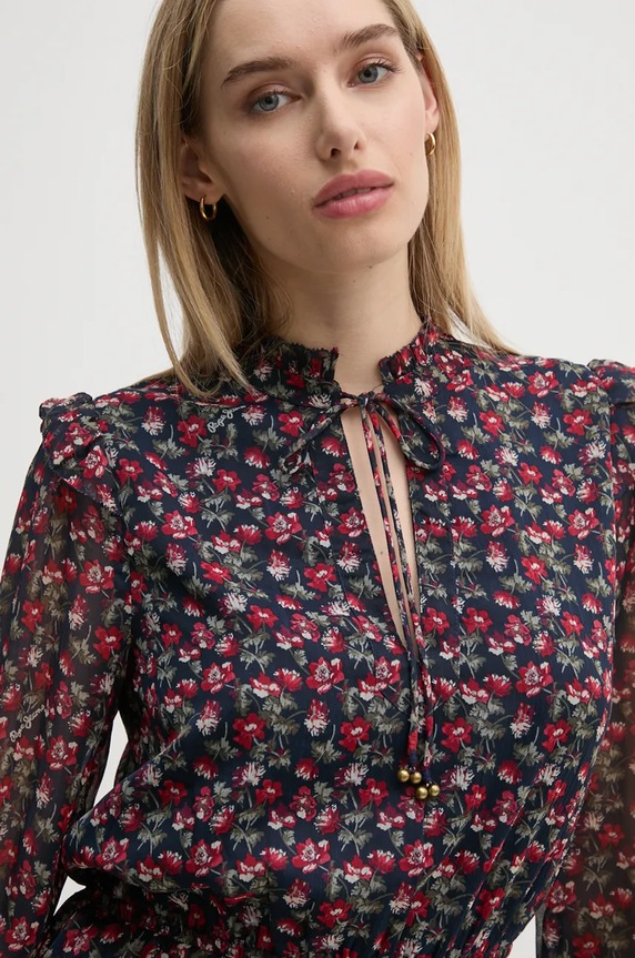 Šaty Pepe Jeans OLIVE námořnická modř PL953614