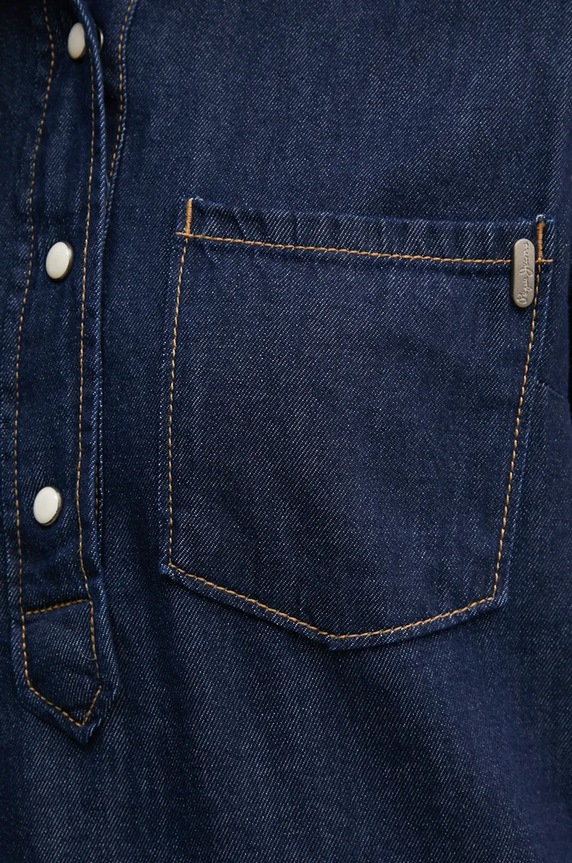 Φόρεμα τζιν Pepe Jeans REGULAR PULL-OVER DRESS PL953628BC3 σκούρο μπλε