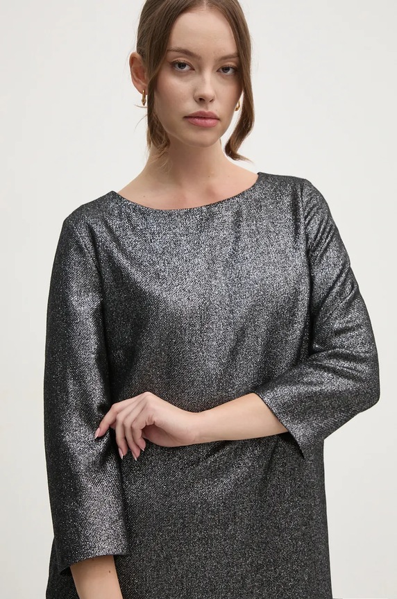 Μάλλινο φόρεμα Joop! μαύρο 30043456