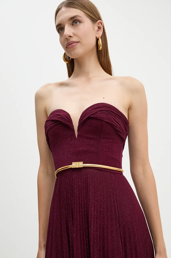 Φόρεμα Elisabetta Franchi AB62847E2 κόκκινο