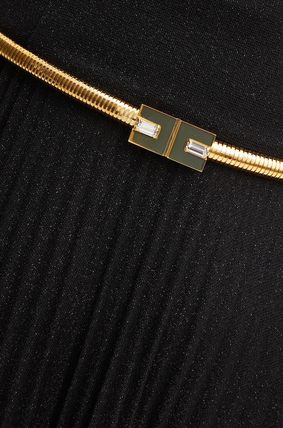 Elisabetta Franchi sukienka AB62847E2 czarny