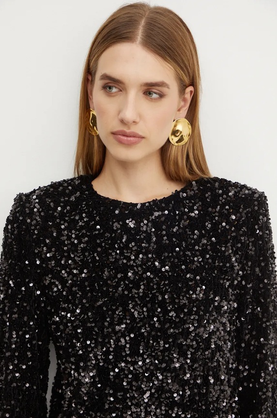 Φόρεμα Elisabetta Franchi μαύρο AB70347E2