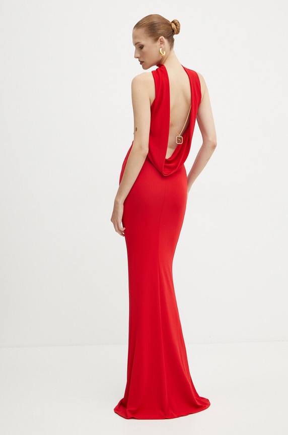Elisabetta Franchi ruha félgarbó piros AB71647E2