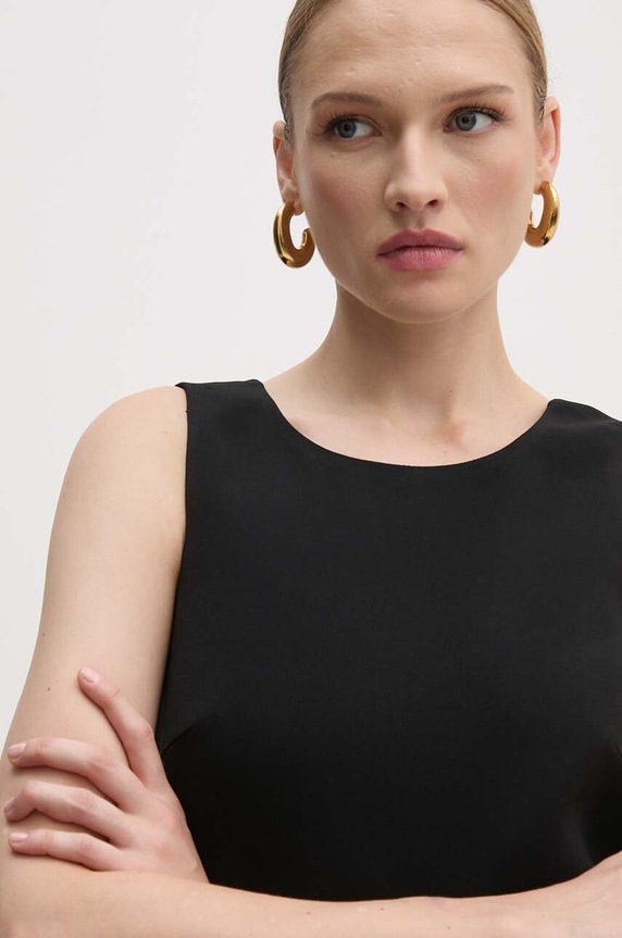 Φόρεμα Elisabetta Franchi AB73947E2 μαύρο