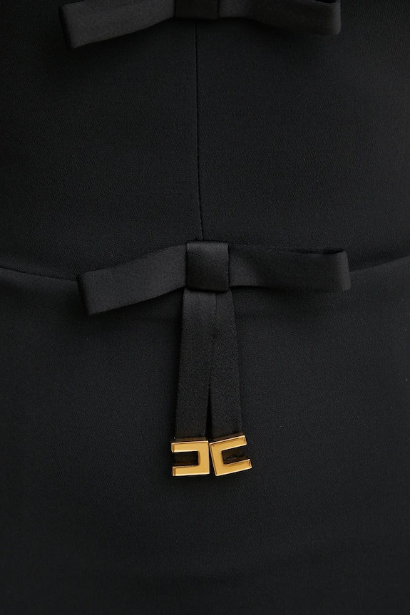 Φόρεμα Elisabetta Franchi AB76547E2 μαύρο