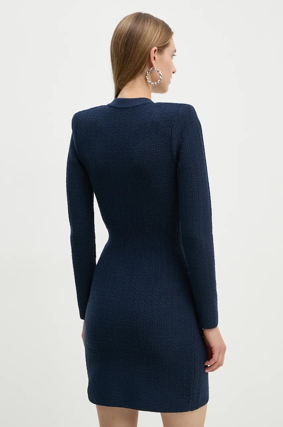 Abbigliamento Elisabetta Franchi vestito con aggiunta di lana AM27S47E2 blu navy