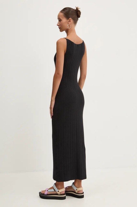 Φόρεμα Abercrombie & Fitch KI159.4740.900 μαύρο AW24