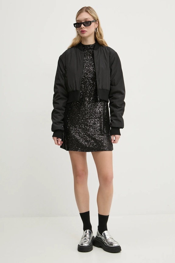 Šaty Superdry W8011720A.B4A čierna AW24
