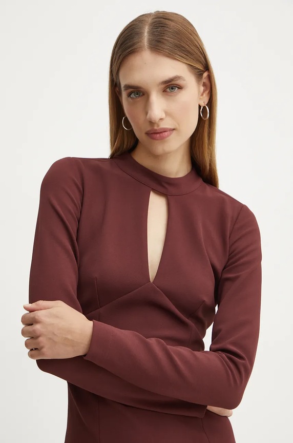 Twinset rochie burgundia 242TT2302