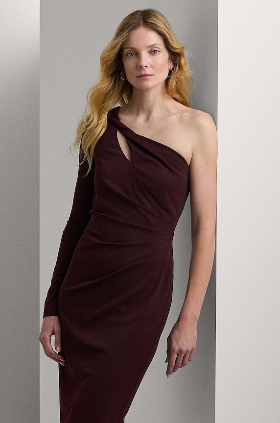 Ρούχα Φόρεμα Lauren Ralph Lauren 253951571 κόκκινο