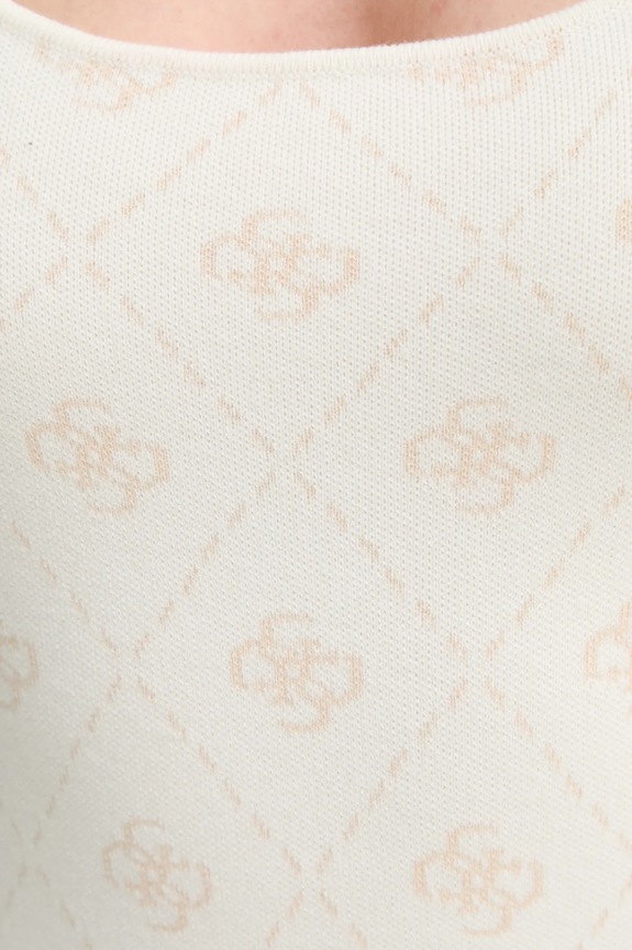Платье с примесью шерсти Guess SARAH W4BK98.Z3JD2 бежевый