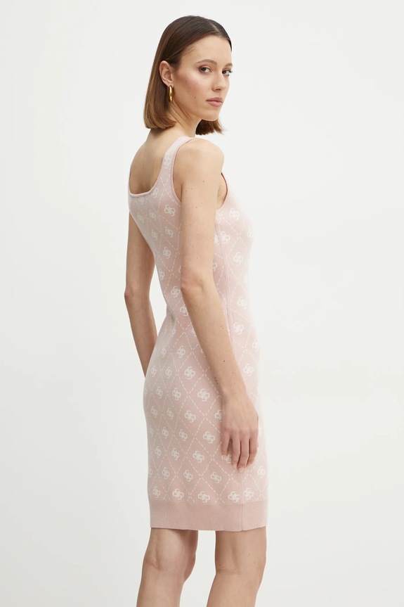 Odjeća Haljina s primjesom vune Guess SARAH W4BK98.Z3JD2 roza