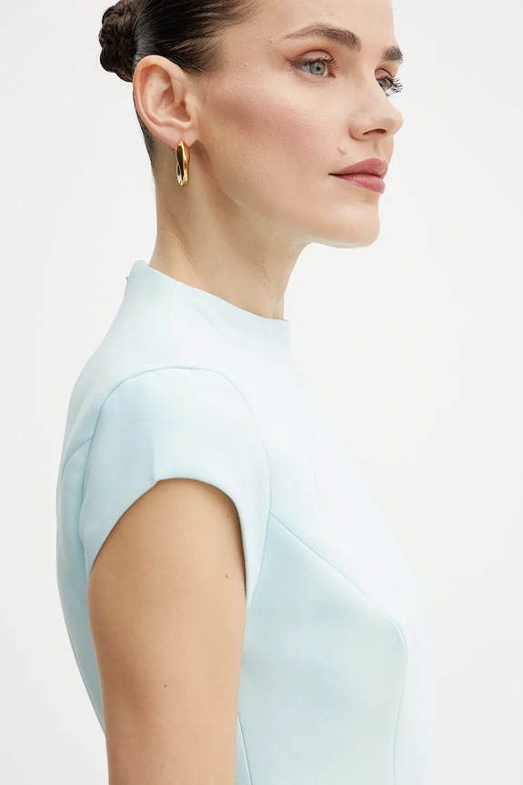 Bardot sukienka DELPHI 59329DB turkusowy