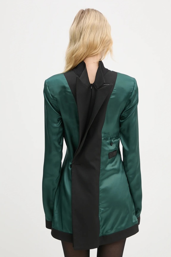 Odzież MM6 Maison Margiela sukienka S62DA0036.S41355 zielony