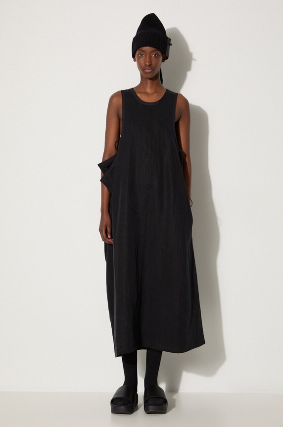 Y-3 dress Twill Dress round neck black IW7468