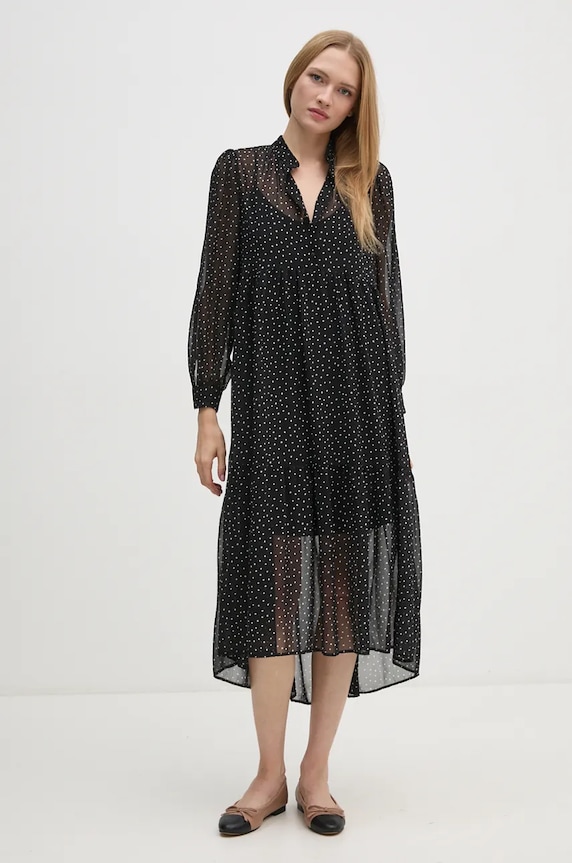Sisley ruha 42UMLV06U fekete AW24