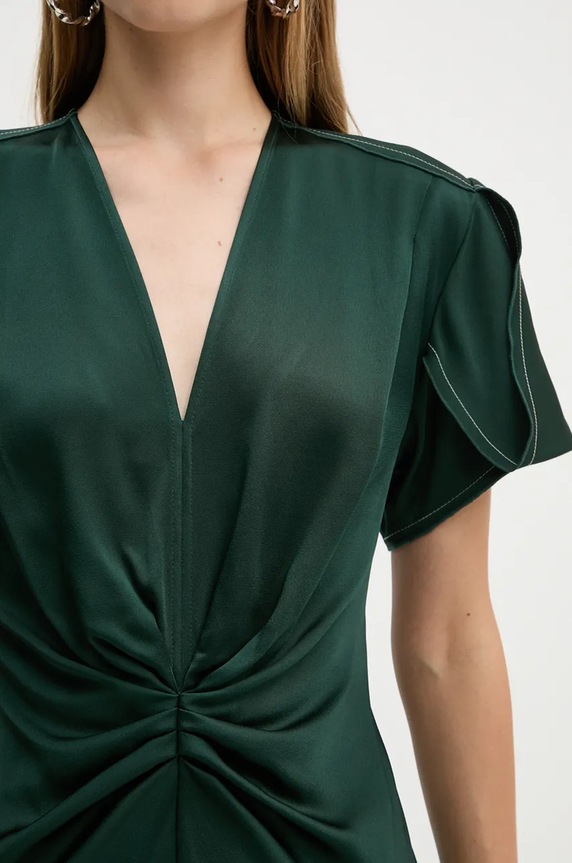 Φόρεμα Victoria Beckham 1424WDR005195D πράσινο