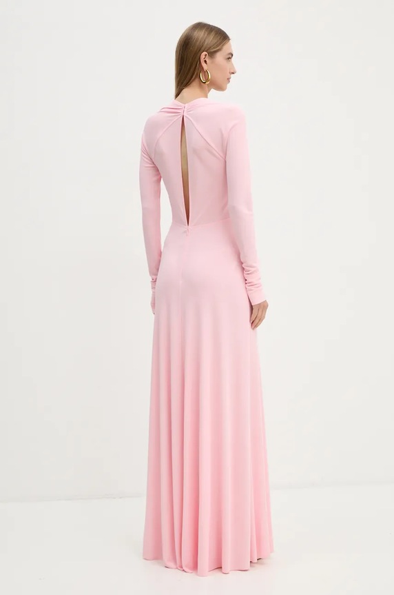 Odzież Victoria Beckham sukienka 1424WDR005950A różowy