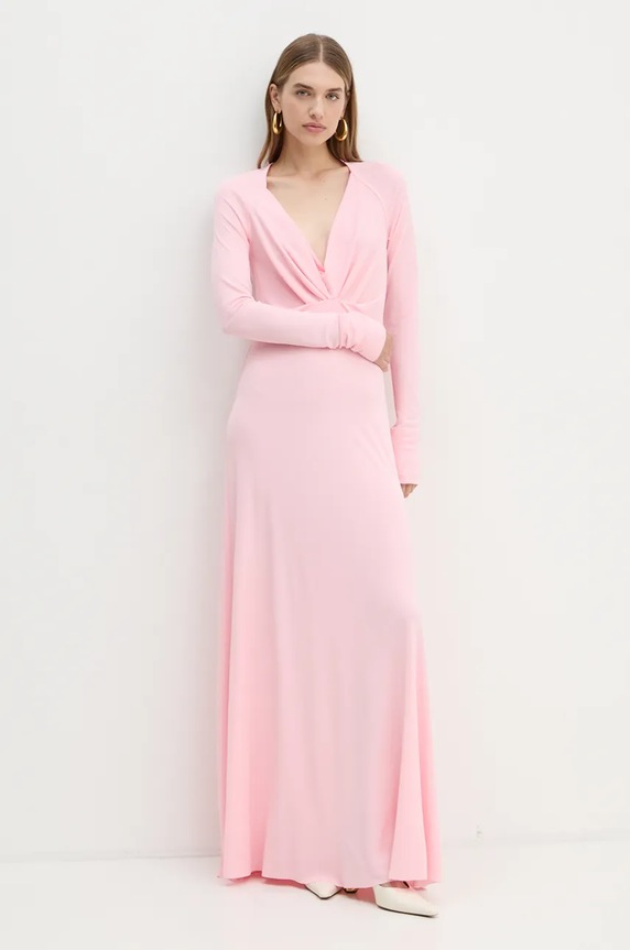 Victoria Beckham sukienka różowy 1424WDR005950A