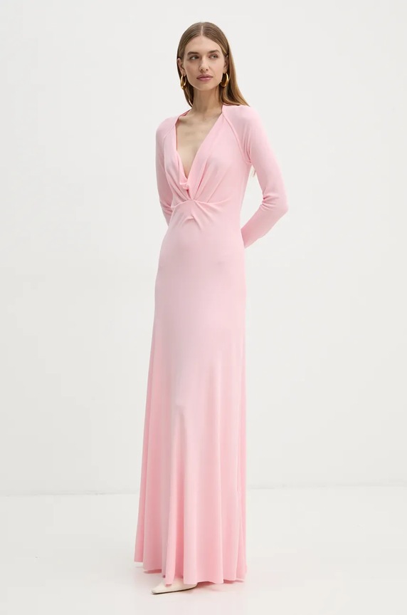 Victoria Beckham sukienka 1424WDR005950A różowy