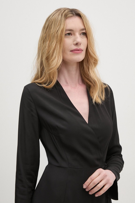 Obleka Calvin Klein črna K20K207658