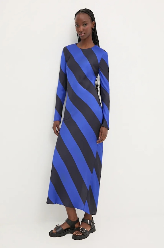 Desigual rochie TRINITY maxi albastru 24WWVW28