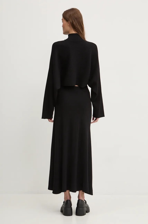 Desigual sukienka i sweter DIJON 24WWVF13 czarny AW24