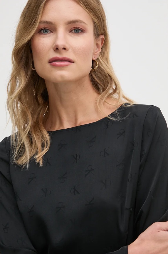 Šaty Calvin Klein Jeans černá J20J224137