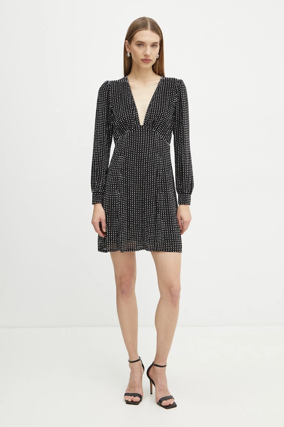 Šaty MICHAEL Michael Kors MF481V47R3 černá AW24
