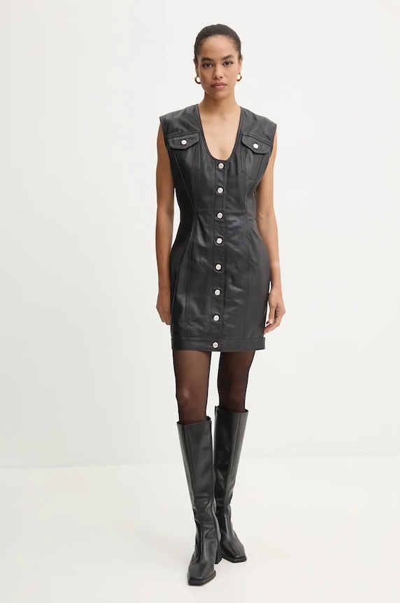 Moschino Jeans rochie 3704.8715 negru AW24