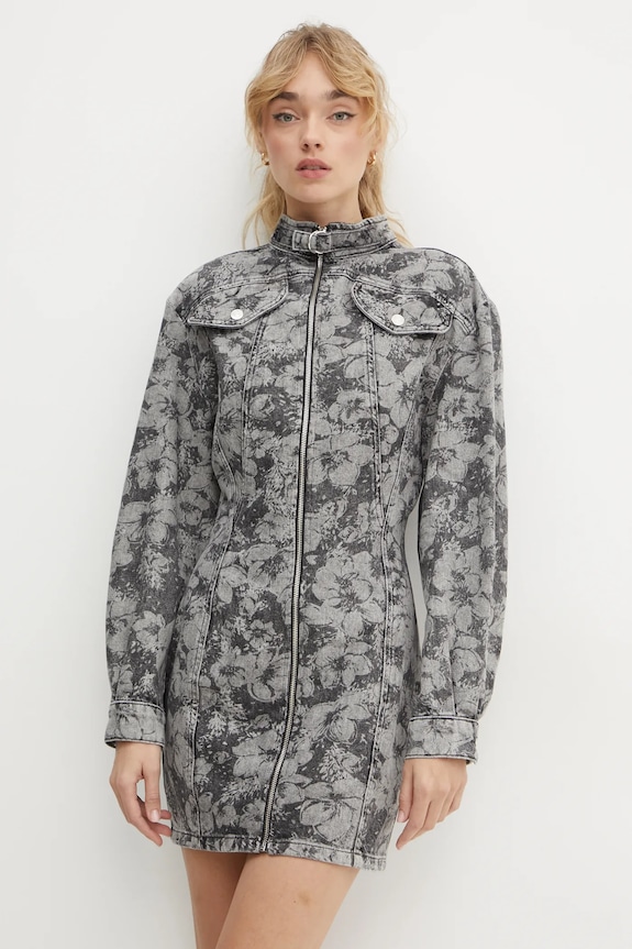 Traper haljina Moschino Jeans 0422.8722 siva AW24
