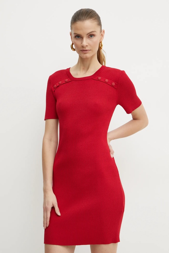 Haljina Morgan RMISTY bez uzorka crvena RMISTY