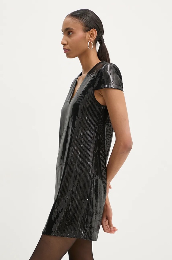 Φόρεμα ZADIG&VOLTAIRE με ελαστάν μαύρο WWDR01306