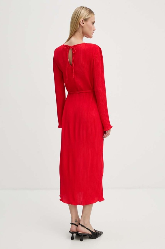 Одежда Платье Never Fully Dressed Red Gaia Plisse NFDDR1549 красный