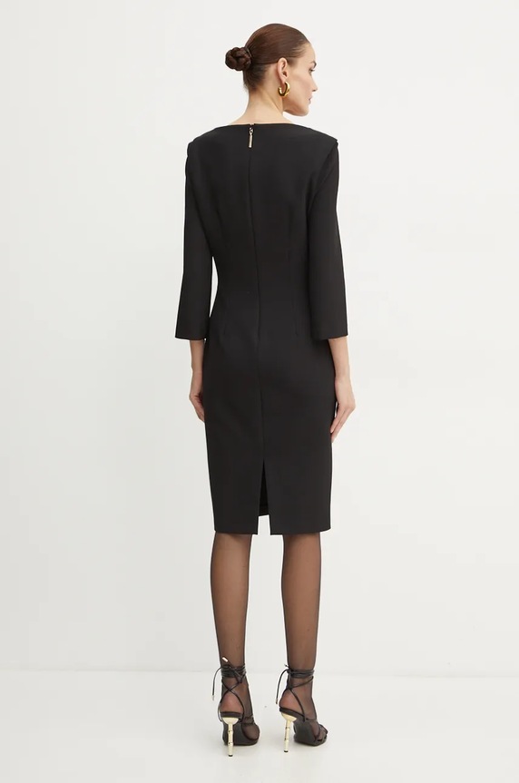 Φόρεμα Simona Corsellini A24CPAB007 μαύρο AW24