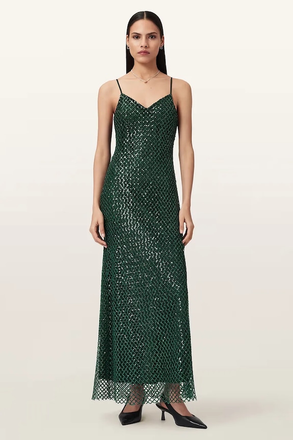 AllSaints ruha CHANTELLE zöld W062DB