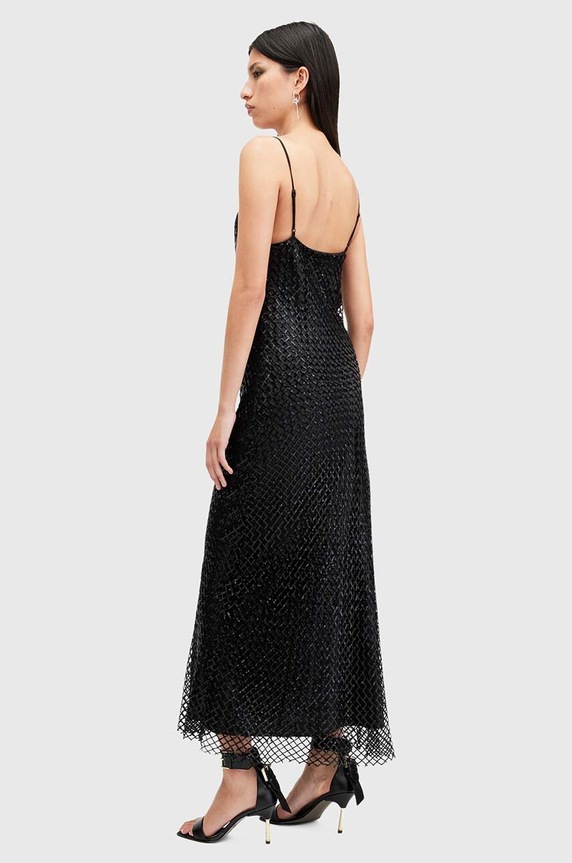 Odzież AllSaints sukienka CHANTELLE W062DB czarny