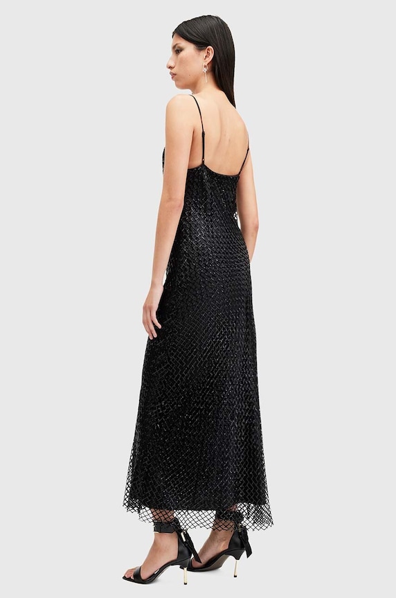 Odzież AllSaints sukienka CHANTELLE W062DB czarny
