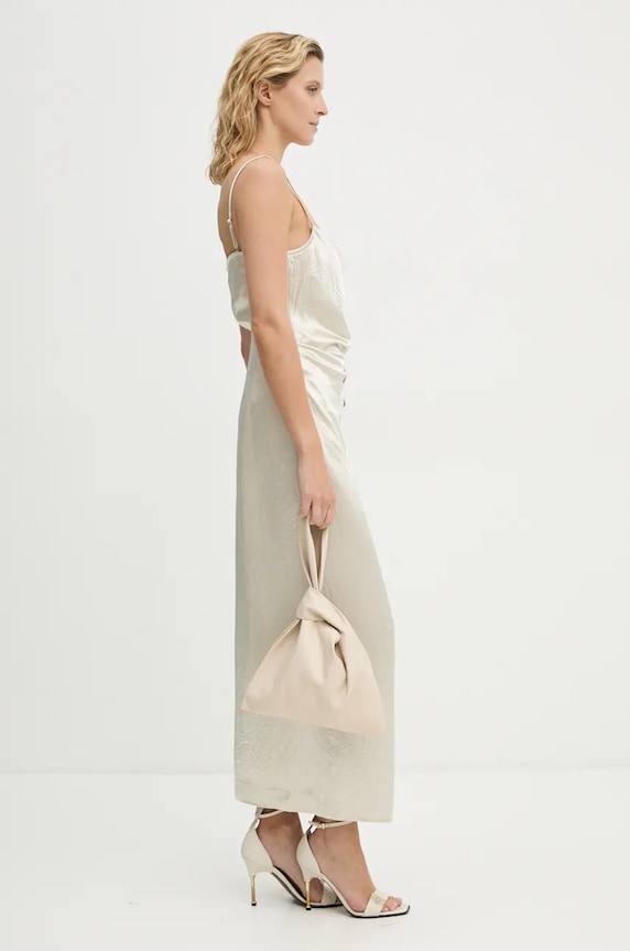 Haljina Nanushka BRIAR NW24PFBS13171 bež AW24